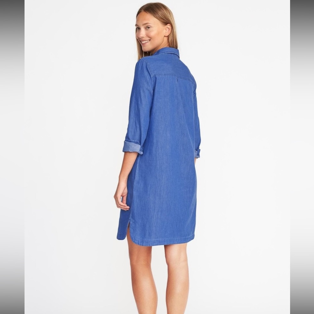 old navy chambray shirt dress Chambray Shirt Dress for Women